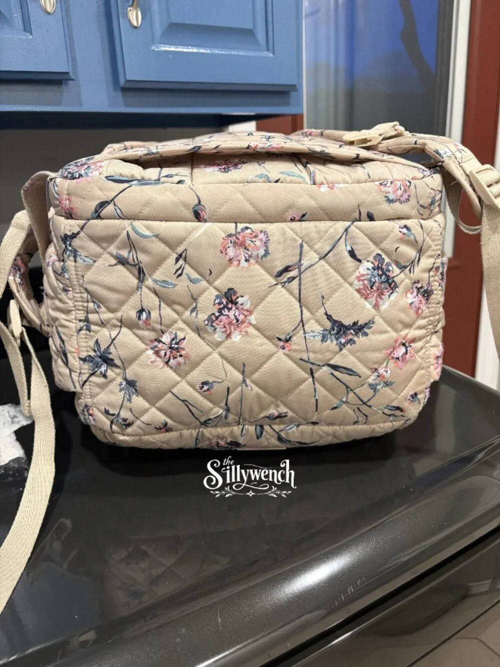 Vera Bradley Strawflowers XL Campus Backpack in Performance Twill